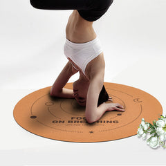 Cork Natural Rubber Non Slip Meditation Mat