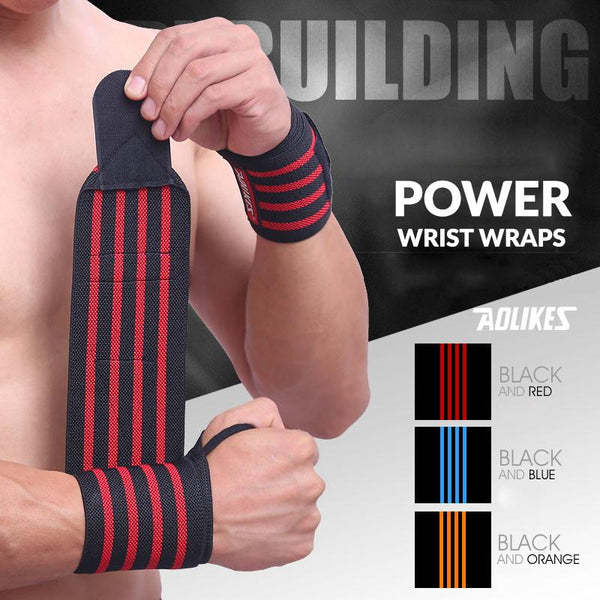 Power Wrist Wraps Support for Strength Training