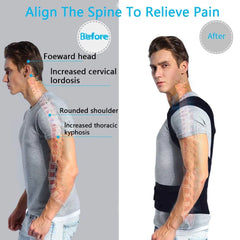 Adjustable Posture Corrector Low Back Shoulder Support