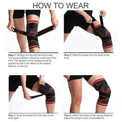 Sport Knee Sleeve Compression Support Men Fitness