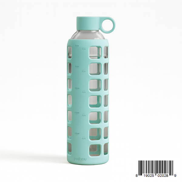 Glass Water Bottles Reusable Drinking Bottles