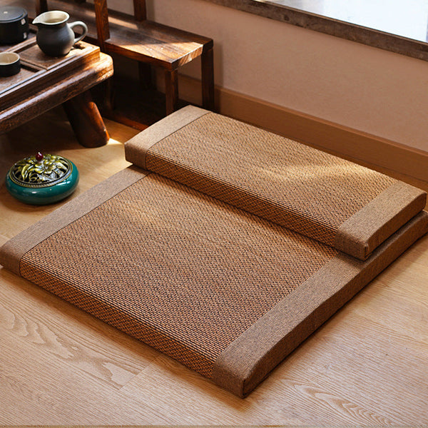 Natural Bamboo Fiber Round Zafu Meditation Cushion