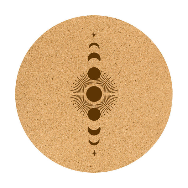 Cork Natural Rubber Non Slip Meditation Mat