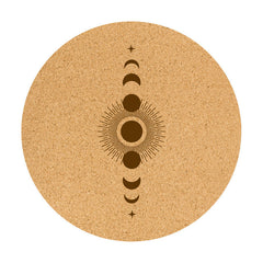 Cork Natural Rubber Non Slip Meditation Mat