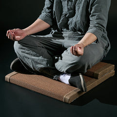 Natural Bamboo Fiber Round Zafu Meditation Cushion