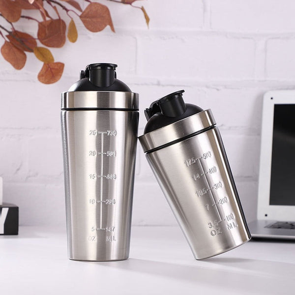 304 Stainless Steel Protein Shaker Bottle With Lid