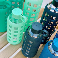 Glass Water Bottles Reusable Drinking Bottles