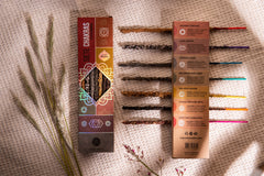 7 Chakra Incense Collection Aromatherapy Variety Set
