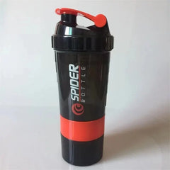 Protein Shaker Bottle 3 Layer Fitness Mixing