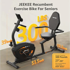 Recumbent Exercise Bike Magnetic Indoor Home Workout