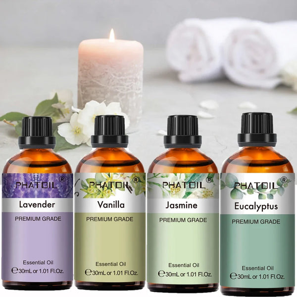 Essential Oils Lavender Peppermint Vanilla Tea Tree
