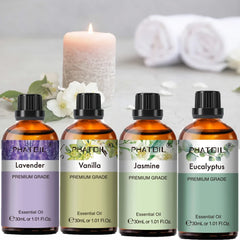 Essential Oils Lavender Peppermint Vanilla Tea Tree