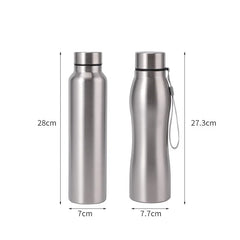 1000ml Stainless Steel Single Layer Sports Water Bottle