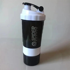 Protein Shaker Bottle 3 Layer Fitness Mixing