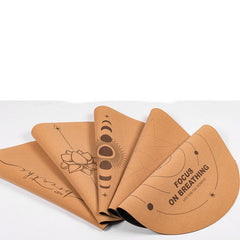 Cork Natural Rubber Non Slip Meditation Mat