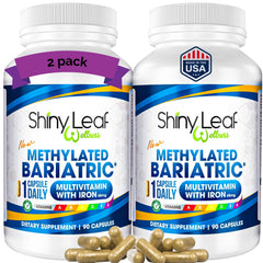 Methylated Bariatric Multivitamins with 45mg Iron 1 capsule a day