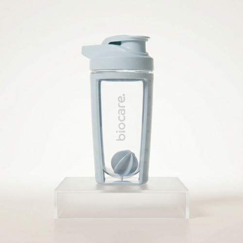 Biocare Clear Shaker Cup Protein Mixing Bottle