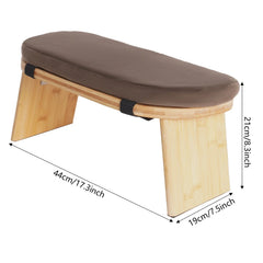 Foldable Kneeling Meditation Bench Portable Support Seat