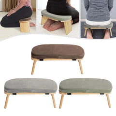 Foldable Kneeling Meditation Bench Portable Support Seat