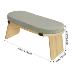 Foldable Kneeling Meditation Bench Portable Support Seat