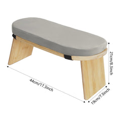 Foldable Kneeling Meditation Bench Portable Support Seat