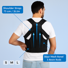 Adjustable Posture Corrector Back Brace Women Men