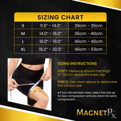 Magnetic Therapy Knee Compression Sleeves Pair Support