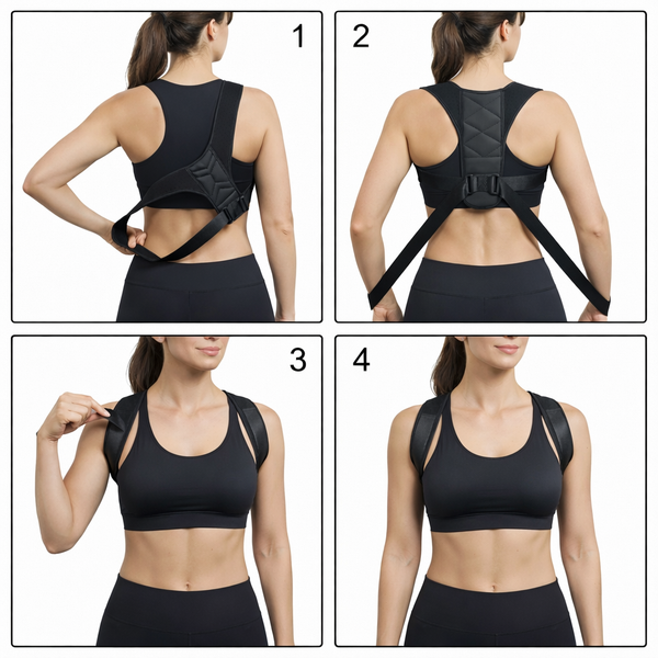Adjustable Posture Corrector Back Support Brace Unisex
